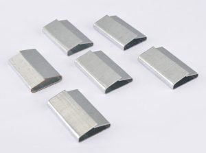 16–32 mm zapinki do taśmy stalowej do bandownic pneumatycznych w czterech rozmiarach